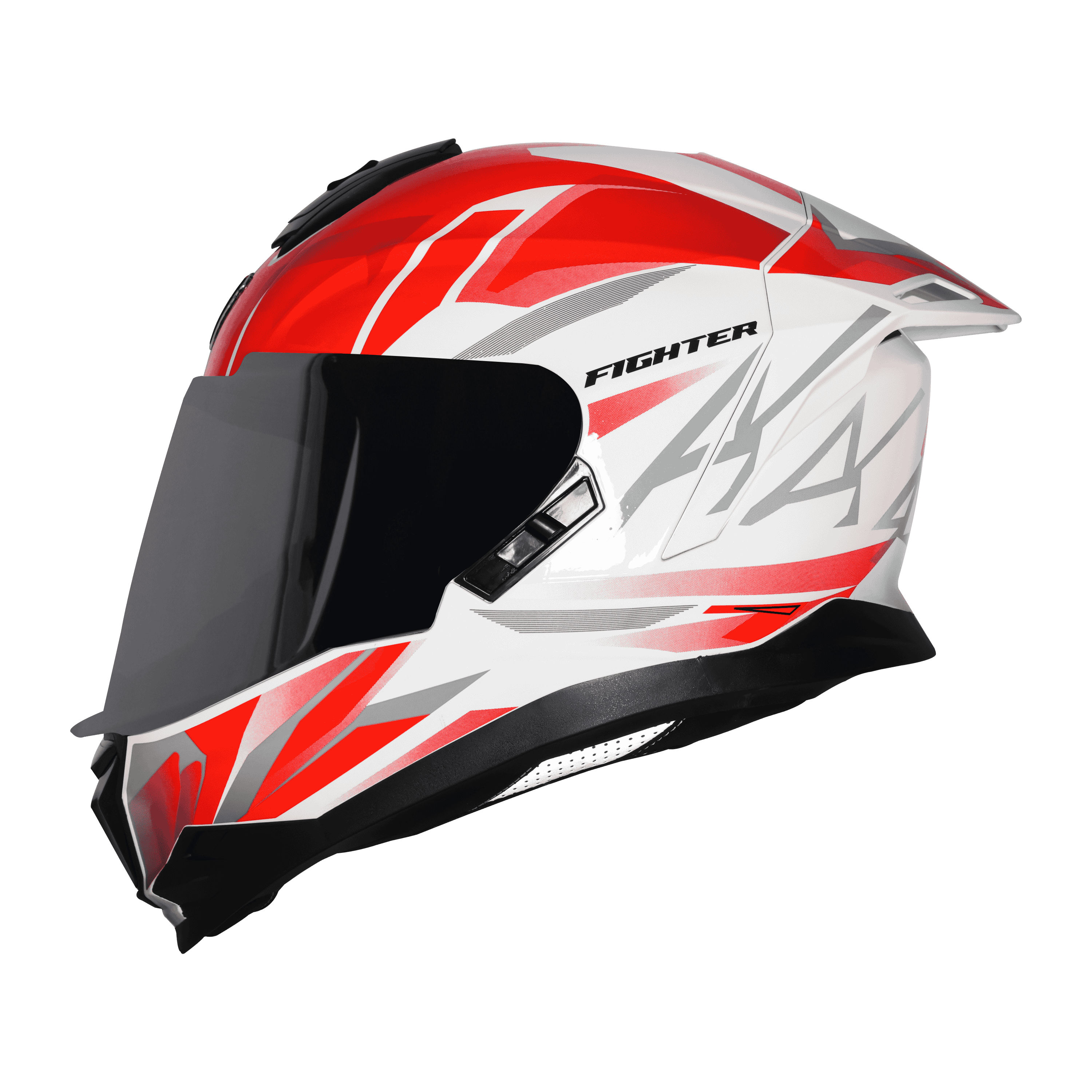 SBH-57 ISS FIGHTER F4 GLOSSY WHITE WITH RED
